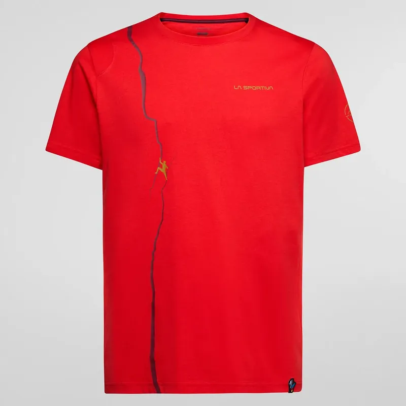La Sportiva Route T-Shirt - Mountain Red Sonderaktion