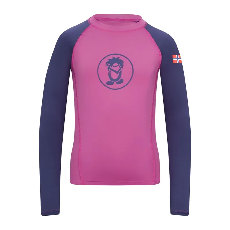 Versand Am Gleichen Tag Trollkids Kids Kvalvika Shirt Pink/Violet Blue