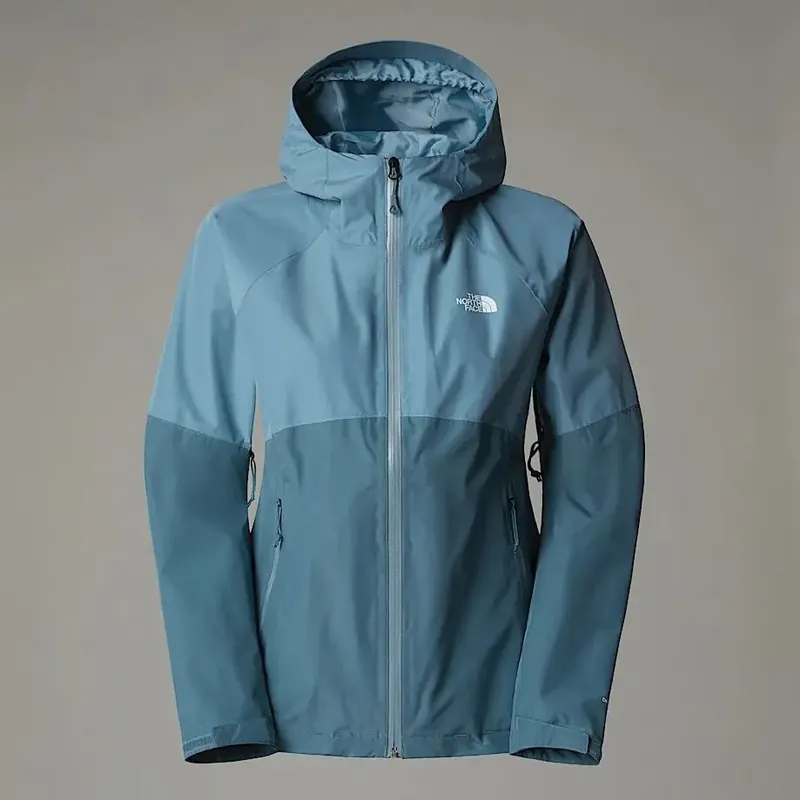Schnäppchen The North Face Diablo Dynamic Zip-In Jacket Woman - Shallow Blue - Stormy Blue