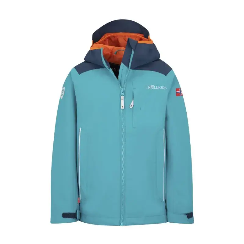 Trollkids Kids Bergen Jacket - Lake Blue/Mystic Blue Jetzt Kaufen