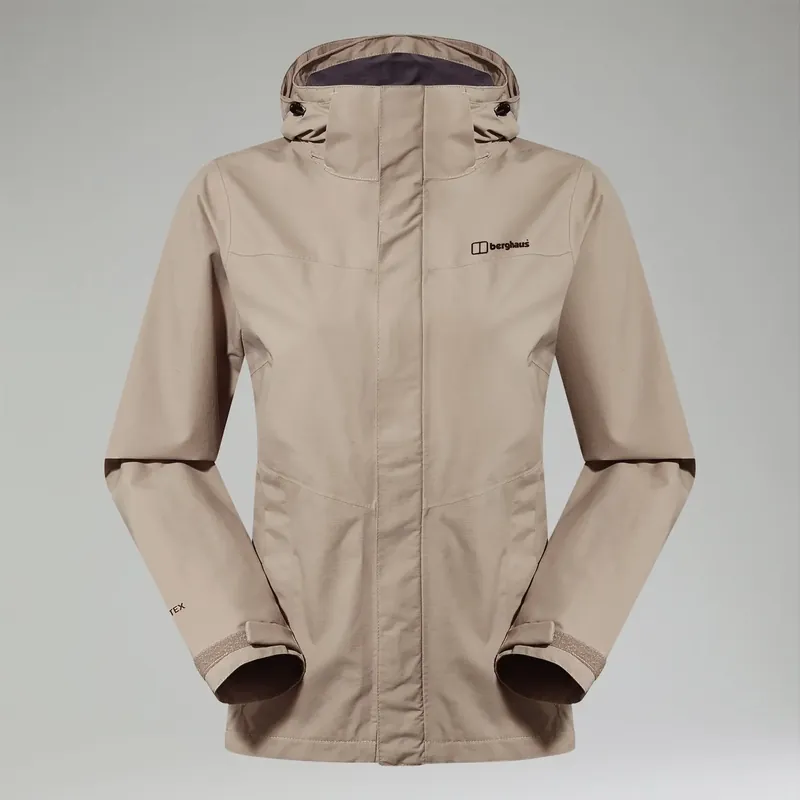 Echt Berghaus Regenjacke Hillwalker Jacket IA W Taupe