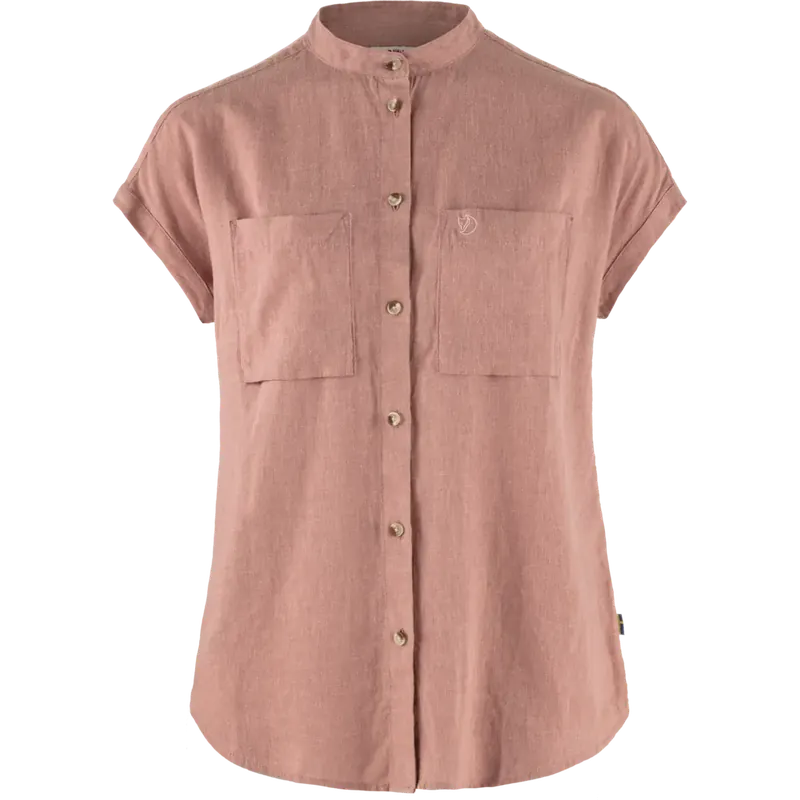 Letzte Chance Fjällräven Övik Hemp Shirt SS W Dusty Rose