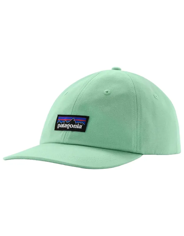 Saisonangebot Patagonia P-6 Label Trad Cap - rinsed green