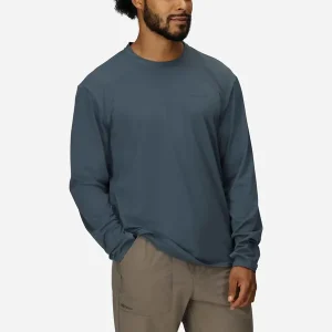 Marmot Langarm Shirt Airexchange Solarshield Crew LS Thunderhead Nur Für Kurze Zeit
