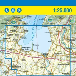 Tabacco WK 82 Basso Garda - Sirmione Desenzano - Peschiera Top-Preis