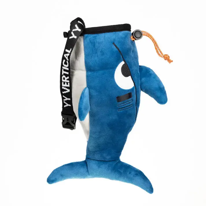 Solange Der Vorrat Reicht YY Vertical Chalk Bag Shark Blue