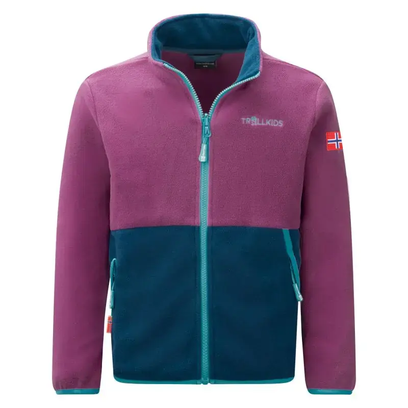 Direkt Vom Hersteller Trollkids Kids Storfjord Jacket Berry/Madeira/Blue