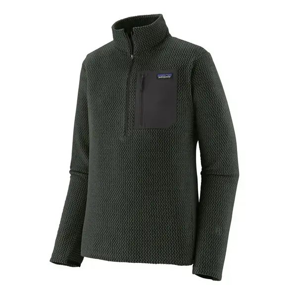 Kracherpreis Patagonia R1 Air Zip Neck Old Growth Green