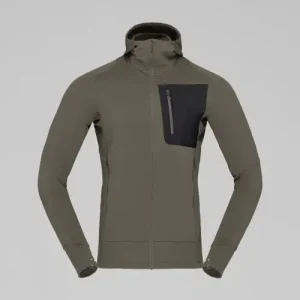 Norrøna Falketind Power Grid Zip Hood Beluga Billig