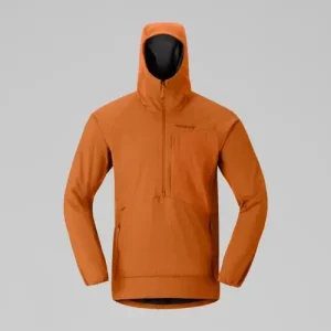 Neu Im Sortiment Norrøna More Octa Zip Hood Gold Flame