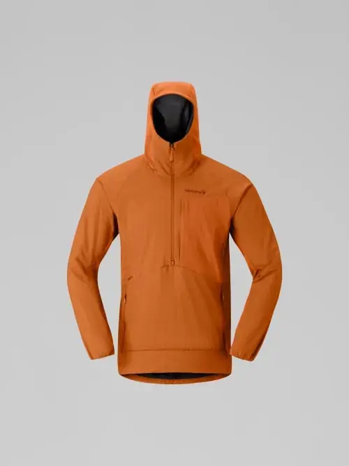 Neu Im Sortiment Norrøna More Octa Zip Hood Gold Flame