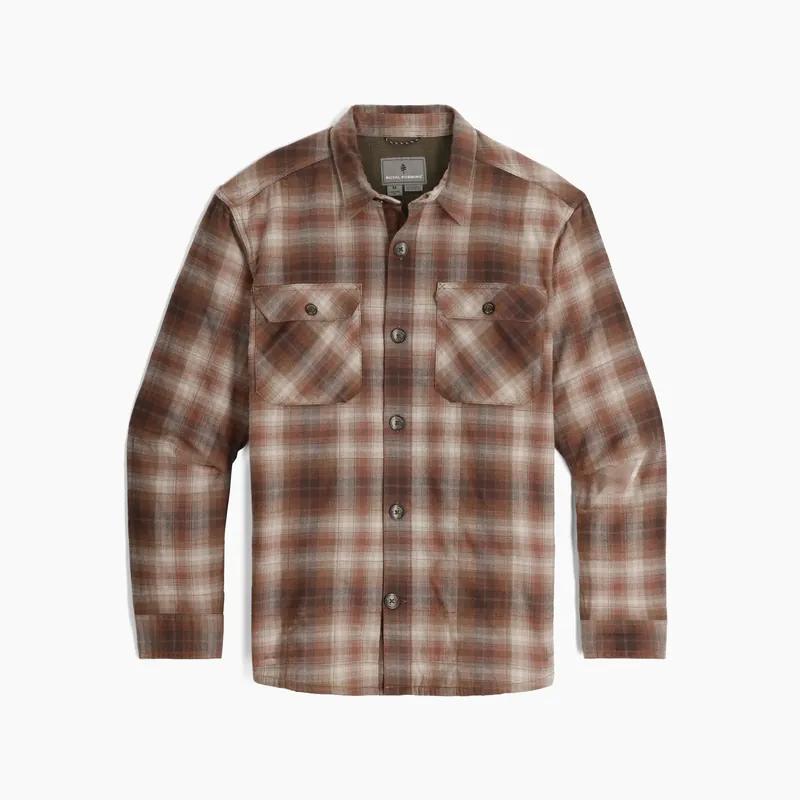 Kracherpreis Royal Robbins Snowcap Lined Flannel LS Seal Brown