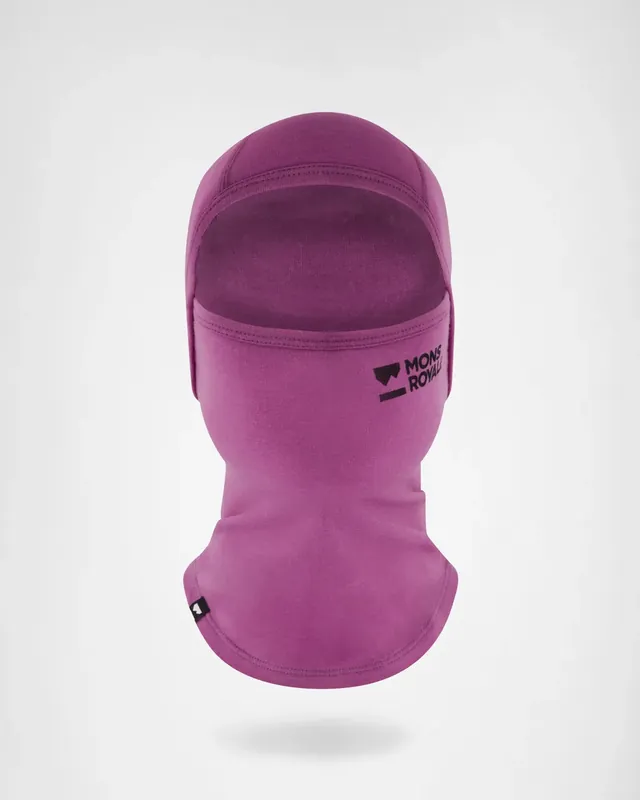Mons Royale Santa Rosa Merino Balaclava W Purple Bolt Markenware