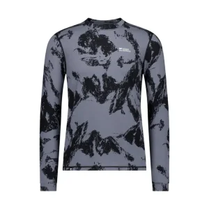 Must-Have Mons Royale Cascade Merino LS Mountain Pixel Grey
