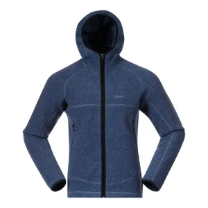 Preiswert Bergans Vaagaa Merino Terry Midlayer Hoodie Granite Blue