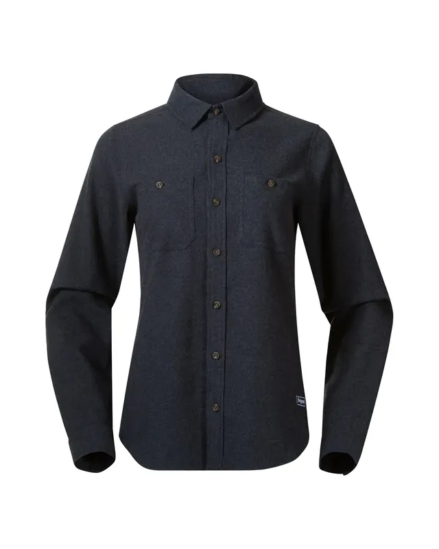 Bergans Nordmarka Flannel Shirt W Navy Blue Preiswert