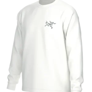Preis Gesenkt Arc‘teryx Kragg Cotton LS White LT/Black