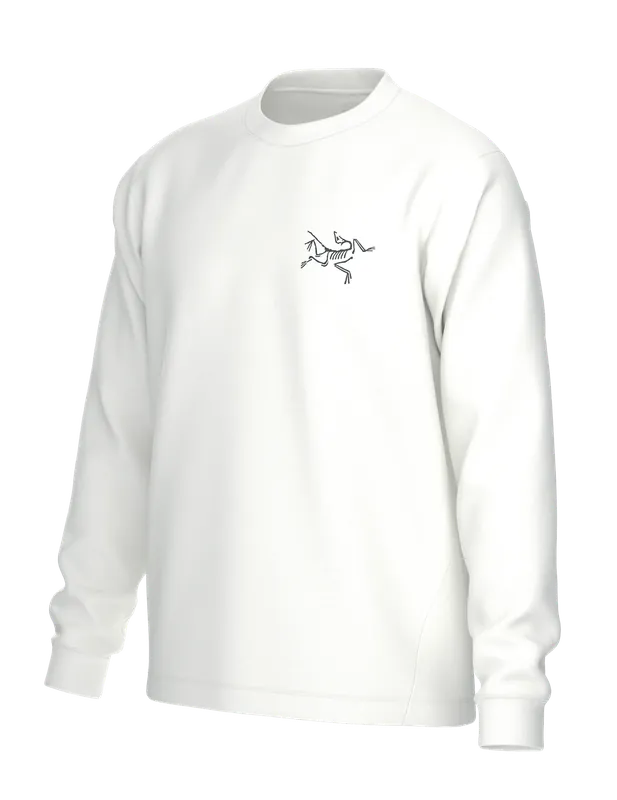 Preis Gesenkt Arc‘teryx Kragg Cotton LS White LT/Black