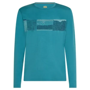 Nur Für Kurze Zeit Icebreaker 200 Oasis LS Crew Elevation Line Topaz