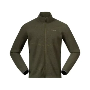 Bergans Rabot Merino Fleece Midlayer Dark Olive Garantierte Lieferung