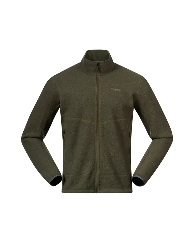 Bergans Rabot Merino Fleece Midlayer Dark Olive Garantierte Lieferung