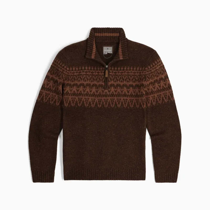 Royal Robbins Arch Rock 1/4 Zip L/S Seal Brown Direkt Vom Hersteller