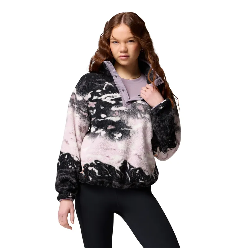 Columbia Helvetia II Printed Crop W Purple Meistverkauft