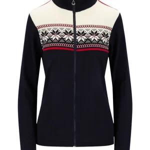 Dale of Norway Liberg Jacket - Women - Marine/White/Berry Schnäppchen