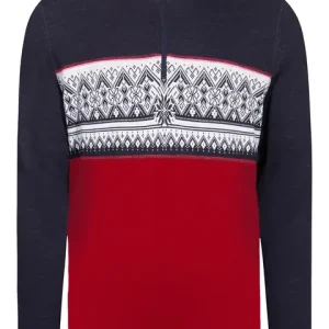 Dale of Norway Moritz Super Sweater - Women - Berry/Nav/Whit Top-Angebot