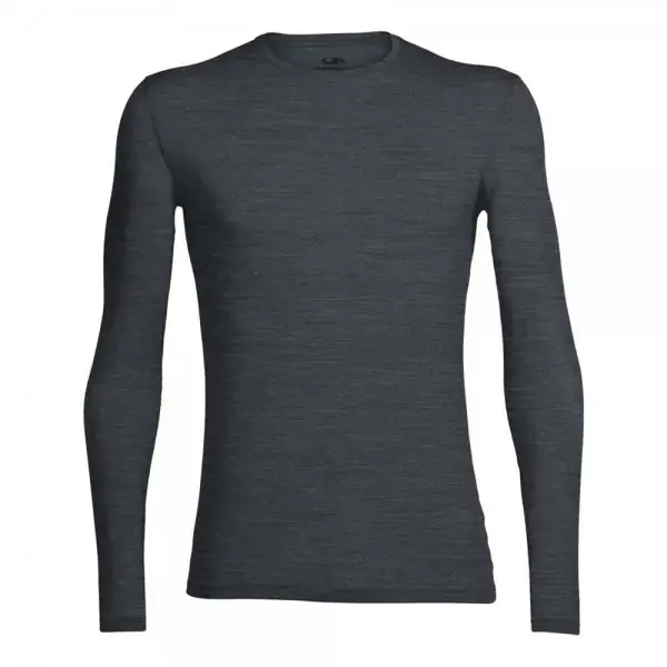 Markenware Icebreaker 150 Anatomica LS Crewe Jet Hthr