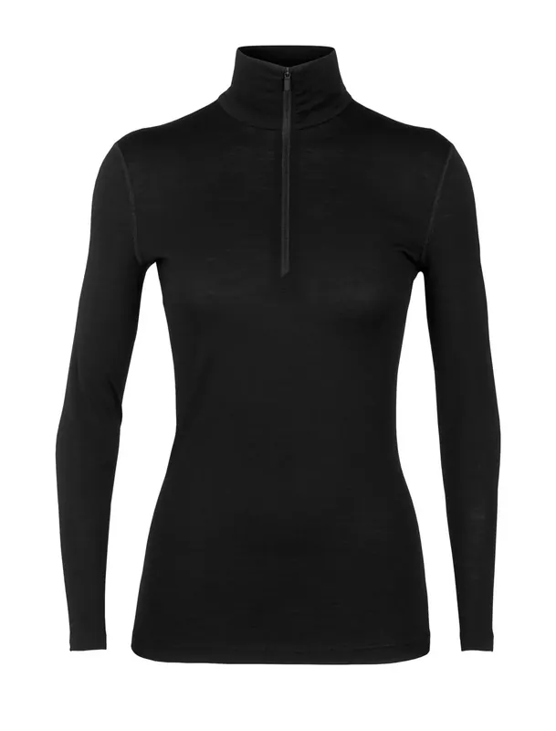 Icebreaker 200 Oasis LS Half Zip W Black Preisknaller
