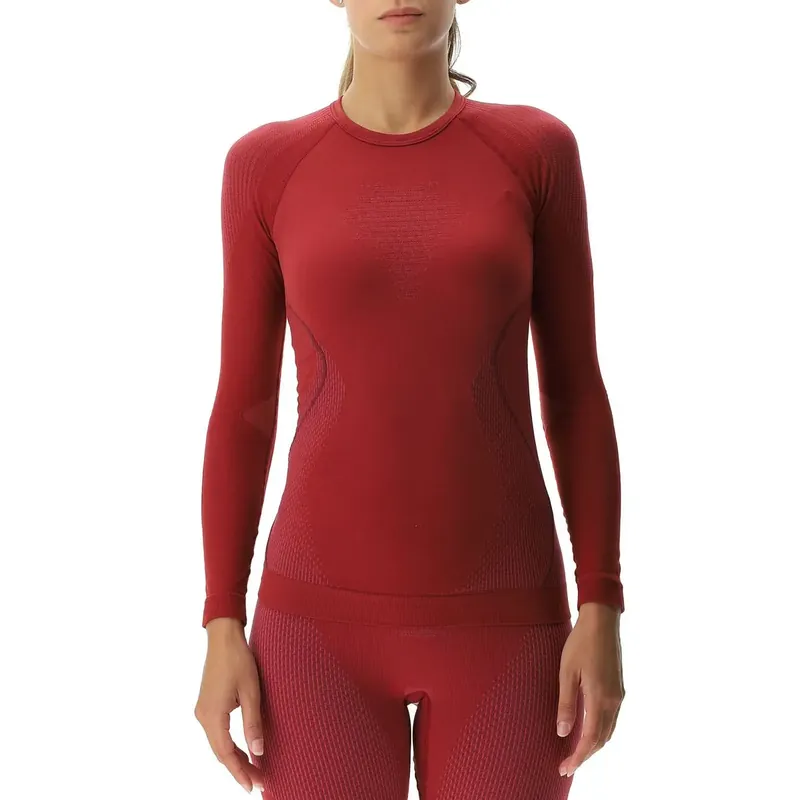 UYN Evolutyon Woman LS Crew - Red Kracherpreis