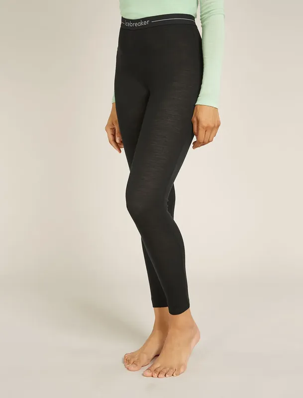 Icebreaker 175 Everyday Thermo Leggings Woman - Black Beliebt