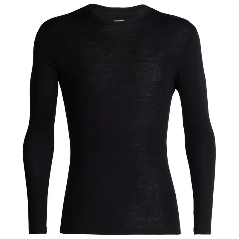 Solange Der Vorrat Reicht Icebreaker 175 Everyday Thermo LS Crewe - Black
