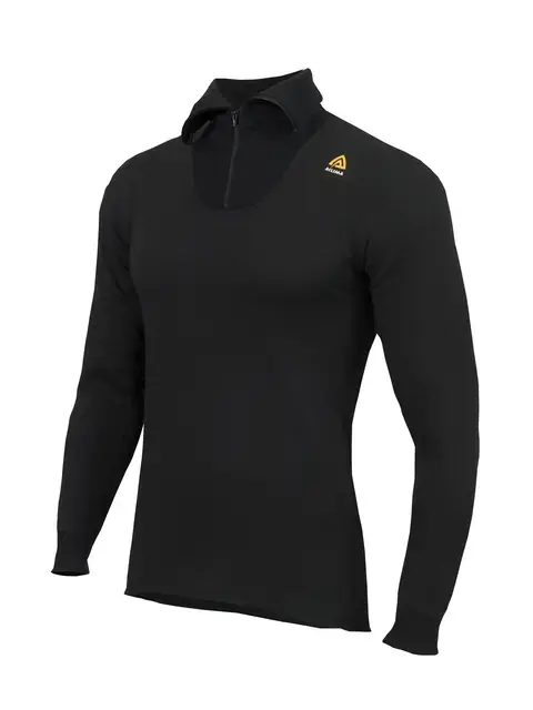 Aclima Hotwool Polo Uni Jet Black Ausverkauf