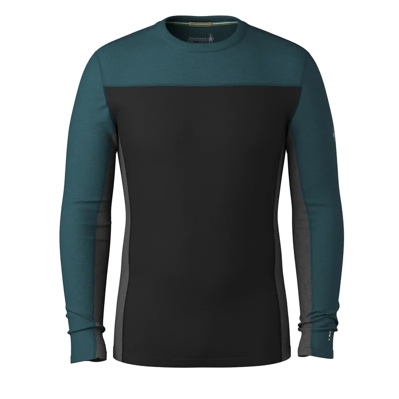 Neue Kollektion Smartwool Classic Thermal Merino Base Layer Blue Black