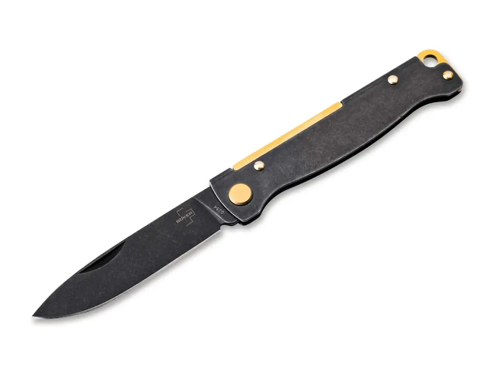 Preis Gesenkt Böker Böker Plus Atlas Black Stonewash Brass