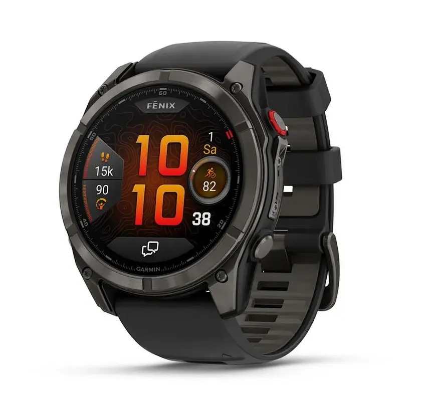 Online Kaufen Garmin Fenix 8 Pro 51mm Sapphire, Schwarz/Titan - Silikon