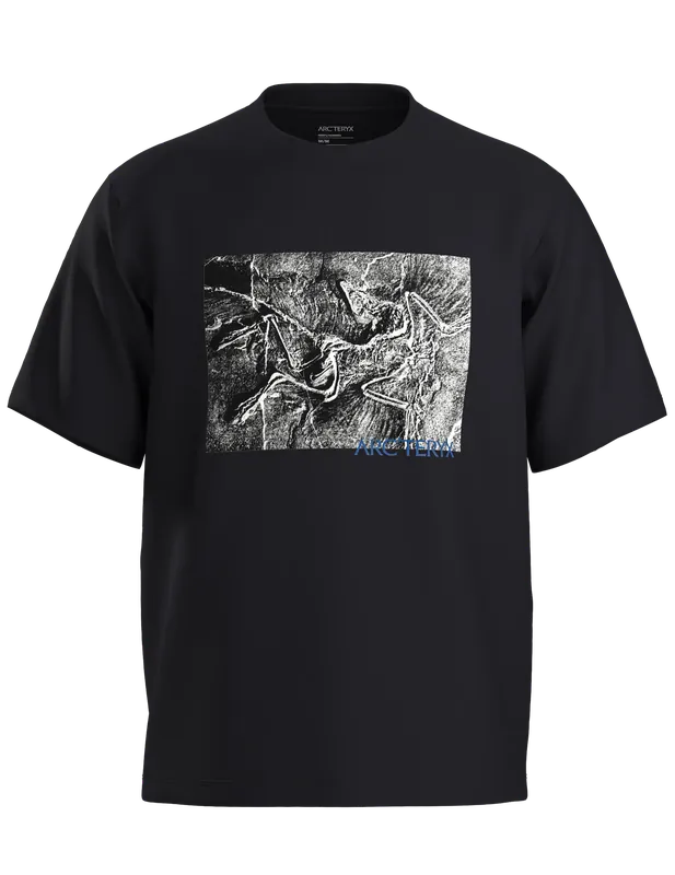 Arc‘teryx Kragg Cotton Lithograph SS Black Top-Seller