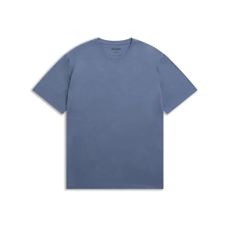 Solange Der Vorrat Reicht Bergans Merino Light Tee Men Granite Blue
