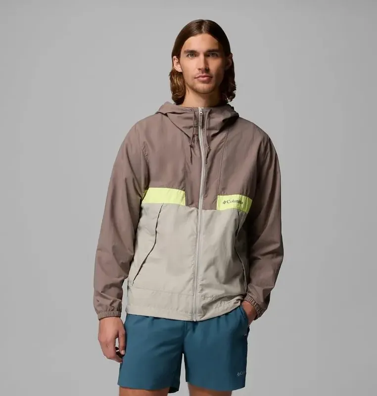 Begrenztes Angebot Columbia Spire Valley Hood Windbreaker Brown
