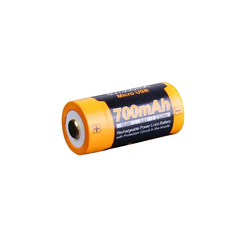 Preiswert Fenix Fenix Akku 16340 700mAh mit Micro USB Anschluss