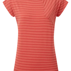 Mountain Equipment Silhouette Tee W Rosewood Stripe Neuheit