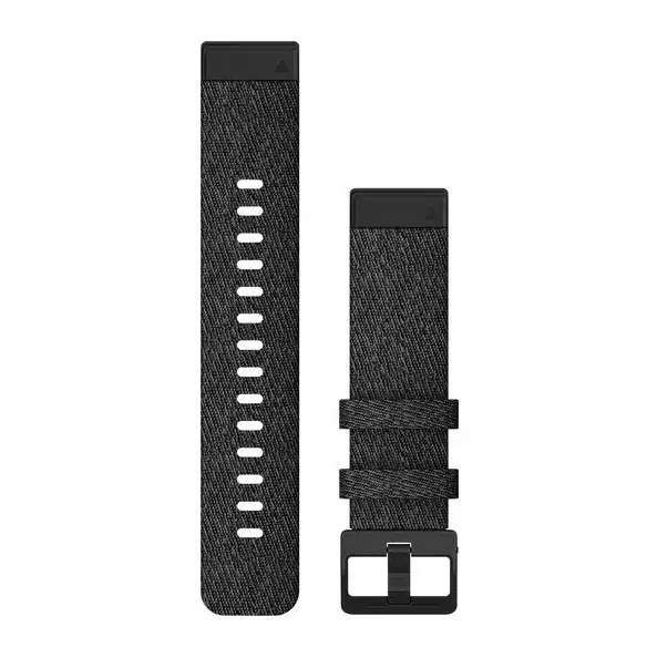 Direktkauf Garmin 20mm Quickfit Armband Nylon Schwarz Meliert