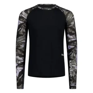 Mons Royale Temple Merino LS Rock Camo/Black Sonderangebot