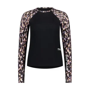 Neu Im Sortiment Mons Royale Bella Merino LS W Rock Leopard/Black