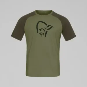 Norrøna Femund PureUll T-Shirt-Loden Green Schnäppchen