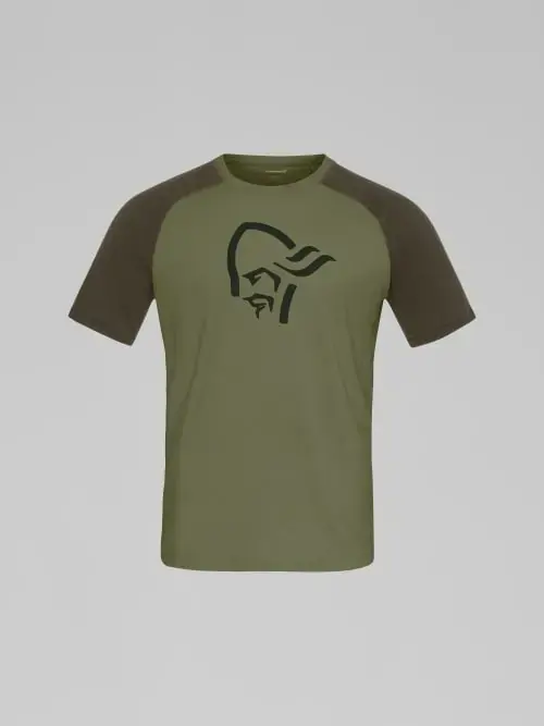 Norrøna Femund PureUll T-Shirt-Loden Green Schnäppchen