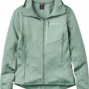 Letzte Chance Rab Ascendor Hoody Woman Dark Fig Green