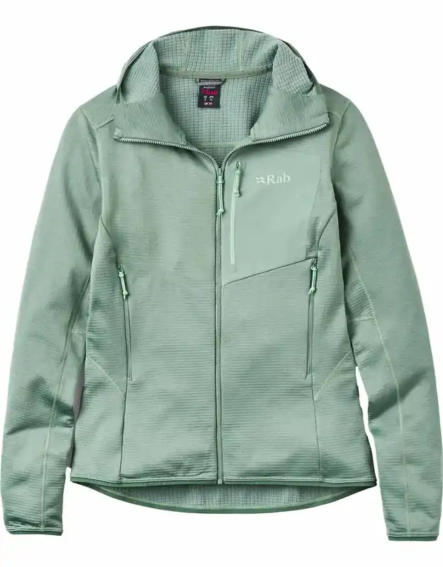 Letzte Chance Rab Ascendor Hoody Woman Dark Fig Green